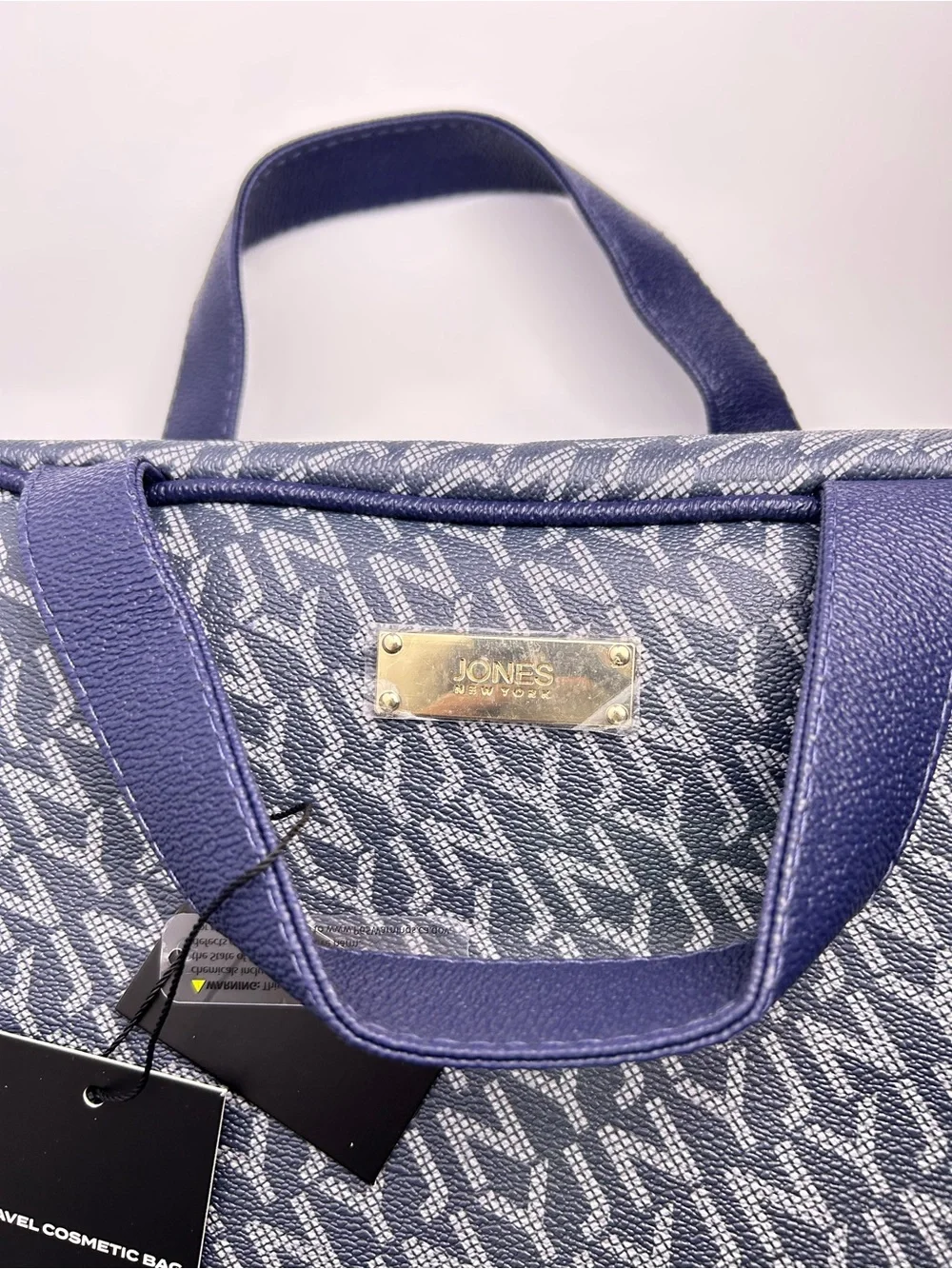 Jones New York Travel Cosmetic Bag Makeup Toiletry Pouch Organizer
